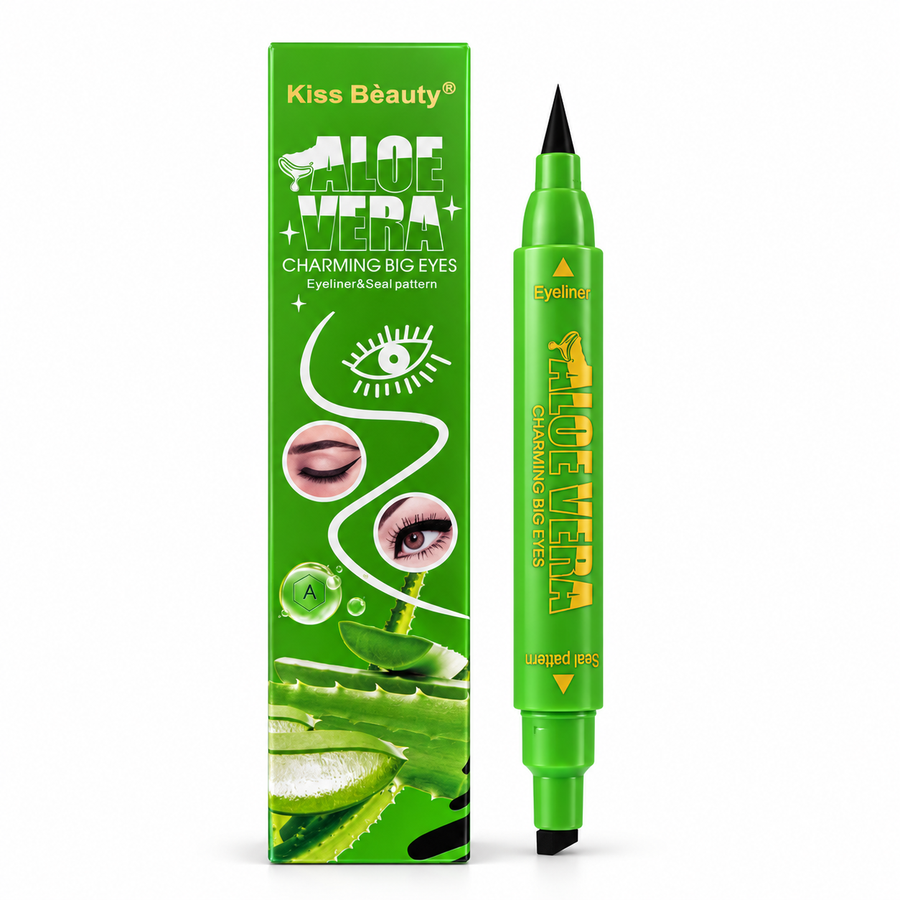 Aloe Vera Eyeliner & Seal Pattern