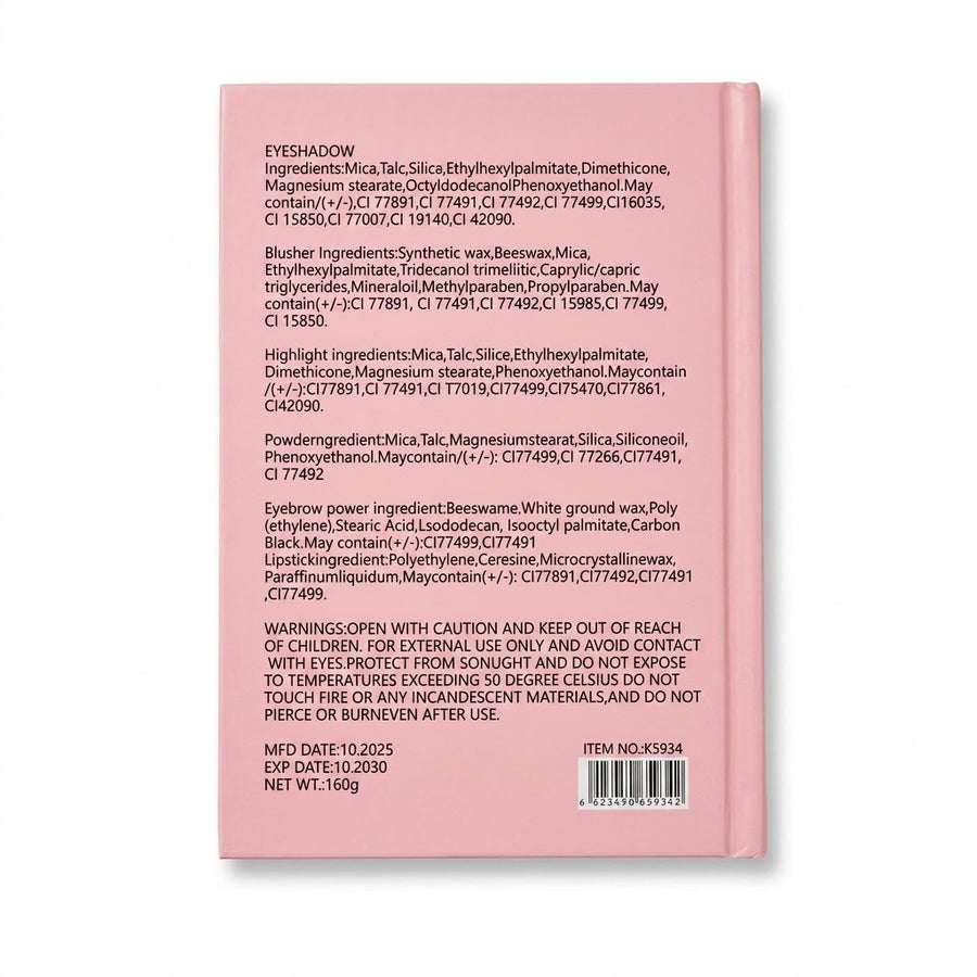 65 Colors Full Makeup Book 4X1