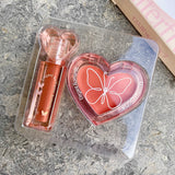 Butterfly Lip Gloss & Creamy Blush Box