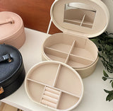 Beige Oval Organizer