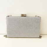 Silver Hong Kong Clutch