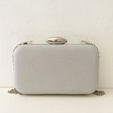 Silver Chicago Clutch