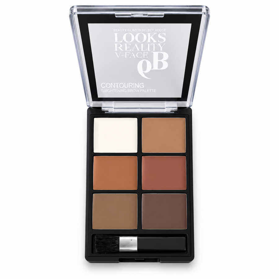 6 Colors Creamy Contour Palette with Brush
