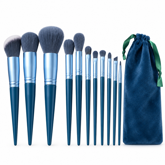 13 Brushes Kit + Velvet Pouch