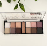 13 Matte & Shimmer Colors Classic Eyeshadow Palette