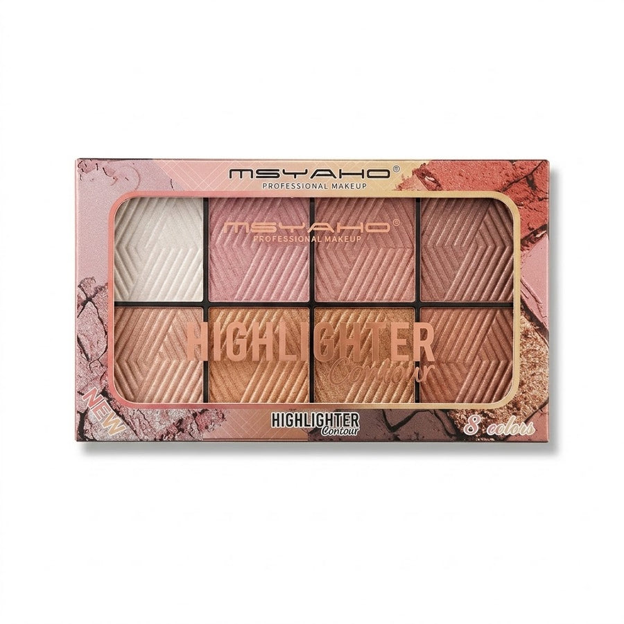 01 6 Colors Jumbo Size Highlighter Palette