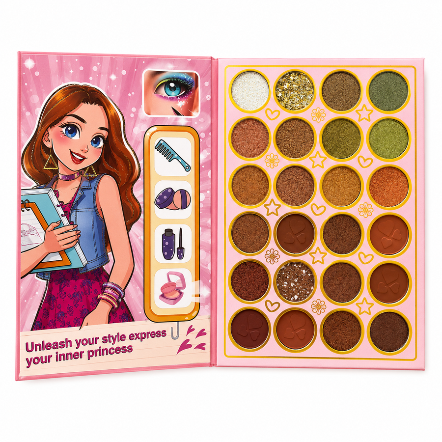 78 Colors Eyeshadow - Blusher - Highlighter Makeup Book