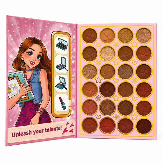 78 Colors Eyeshadow - Blusher - Highlighter Makeup Book