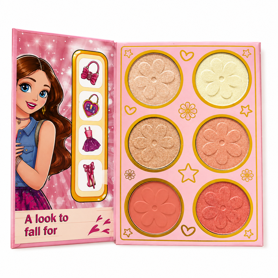 78 Colors Eyeshadow - Blusher - Highlighter Makeup Book