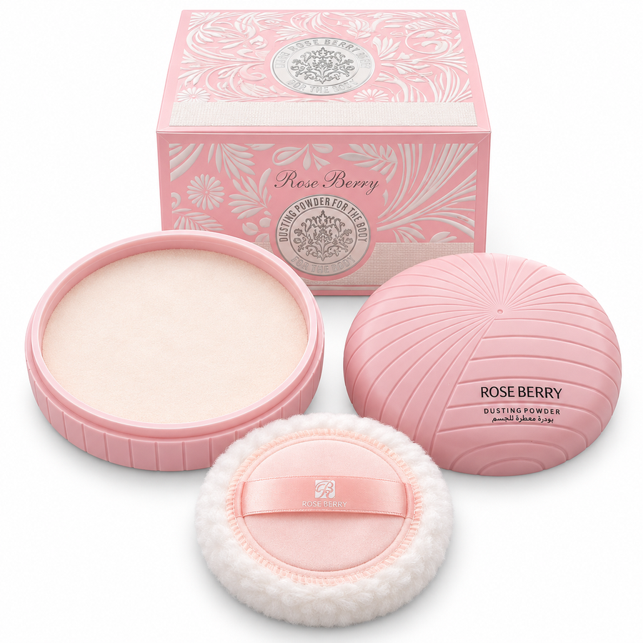 Scented Dusting Body Powder With Fluffy Puff