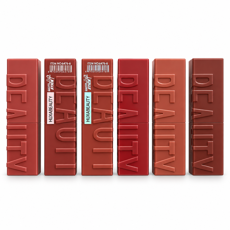 6 Colors Matte Creamy Lipsticks for a Dramatic Look
