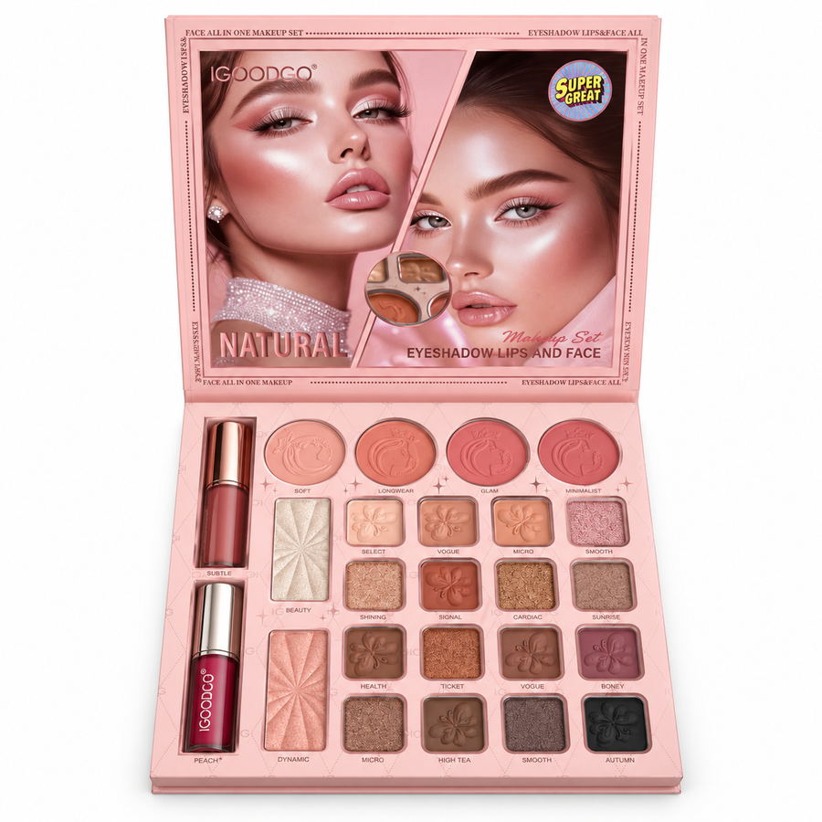 Natural Eyeshadow Lips & Face Kit