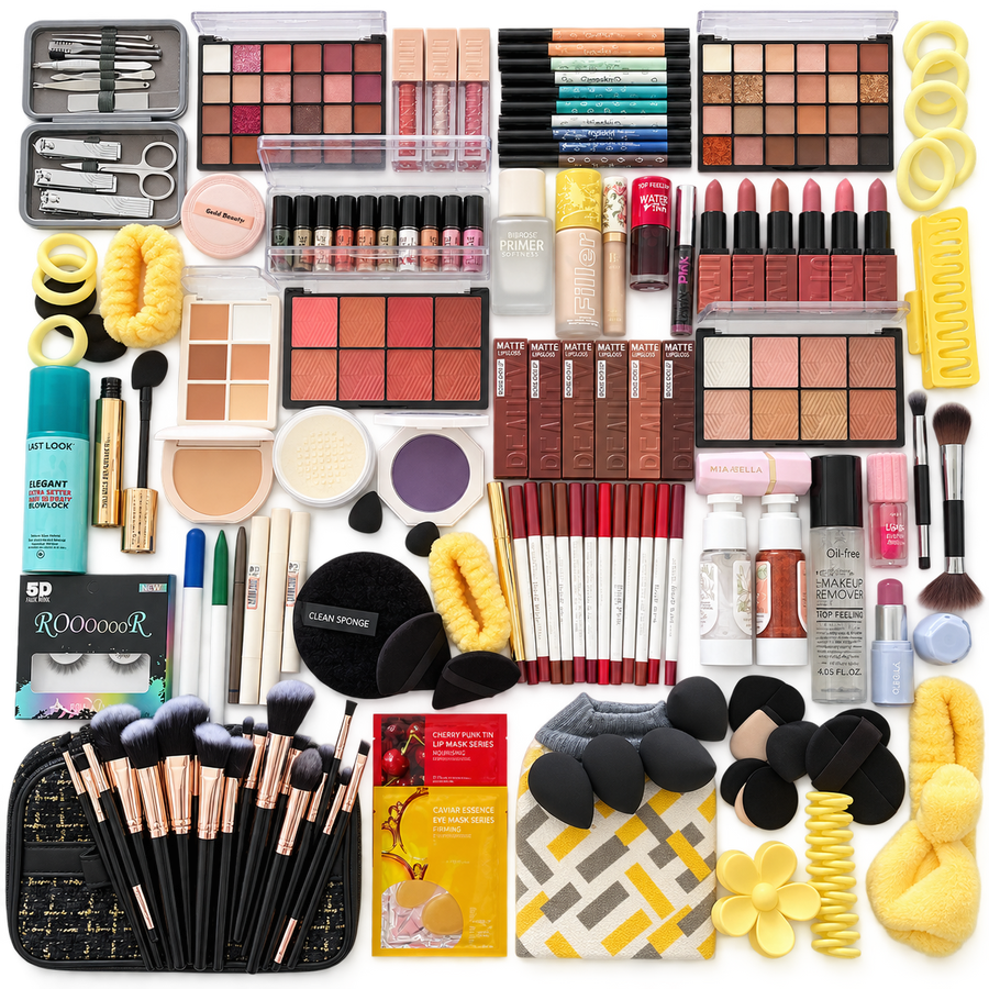 +150 Pcs Super Bridal Makeup Bundle