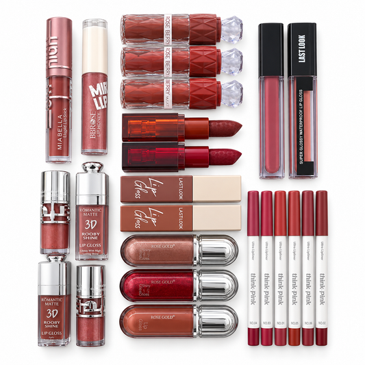 Not Too Nude Not Too Brown Lips Makeup Bundle