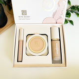 Skin Focus High Coverage Foundation, Compact Powder and Concealer Makeup Bundle