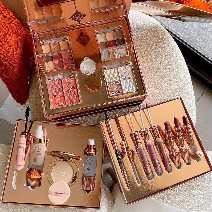 Bronze Luxurious Display Makeup Bundle