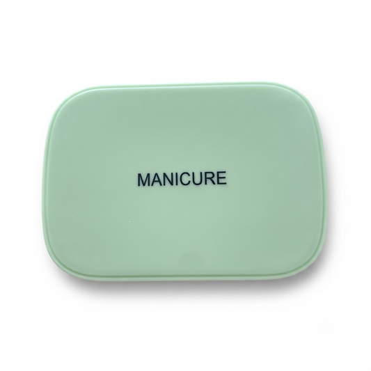 18 PCS Stainless Steel Pedicure Set In Mint Green