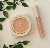 03 Medium Shade Matte Powder & Concealer with Sponge