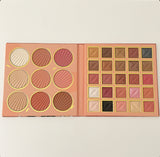 Chinese Fashion Eyeshadow Blusher Highlighter & Contour Palette