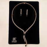 Soiree Necklace - Earrings - Bracelet Set In Gold