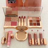 Bronze Luxurious Makeup Bag With Makeup Bundle