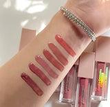 6 Colors Lip Glosses Set Rich in Vitamin E