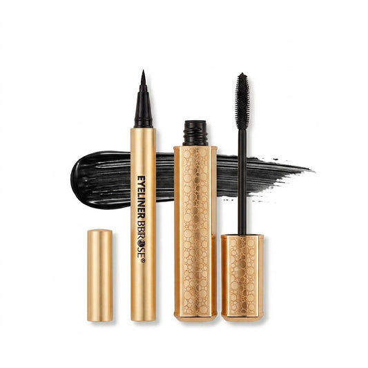 Sexy Black Eye Combo Matte Long Lasting Eyeliner Pen & Mascara