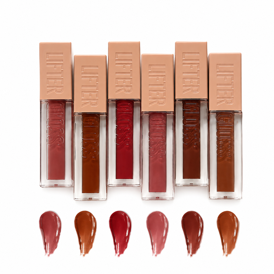 6 colors Lifter Gloss Shiny Pigmented Set Thick Applicator’s