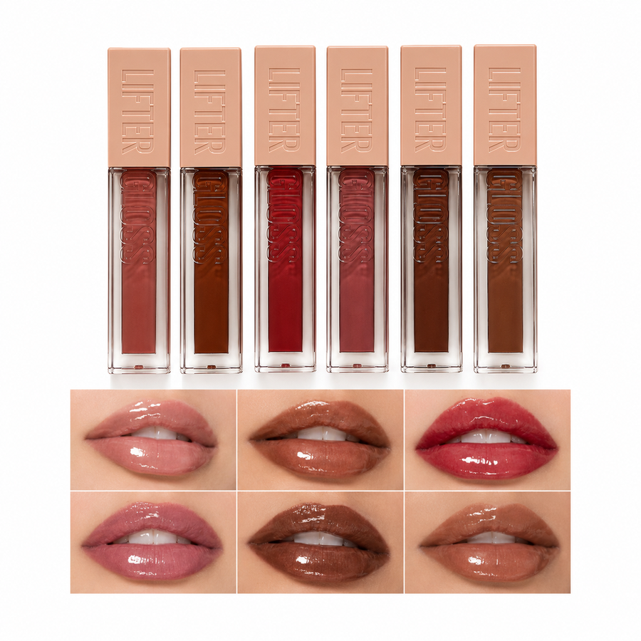 6 colors Lifter Gloss Shiny Pigmented Set Thick Applicator’s