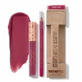 PINK ROSE 2 in 1 Wild Liquid Lipstick & Lipliner