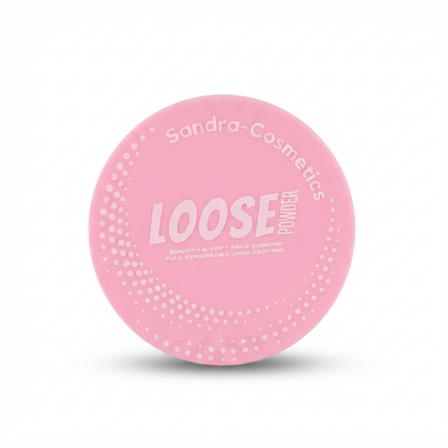 Loose Powder With Puff Full Coverage Long Lasting