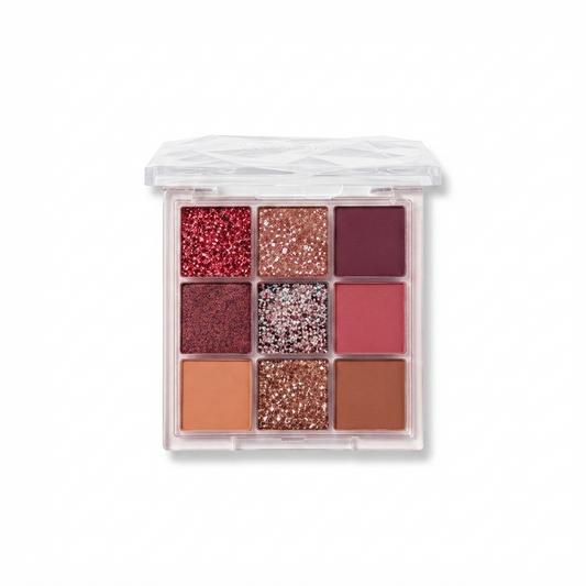 9 Colors Matte-Shimmer-Glitter Eyeshadow Palette