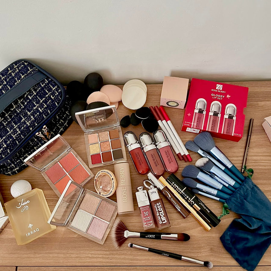 Tweed & Trouble Makeup Bundle with Bag