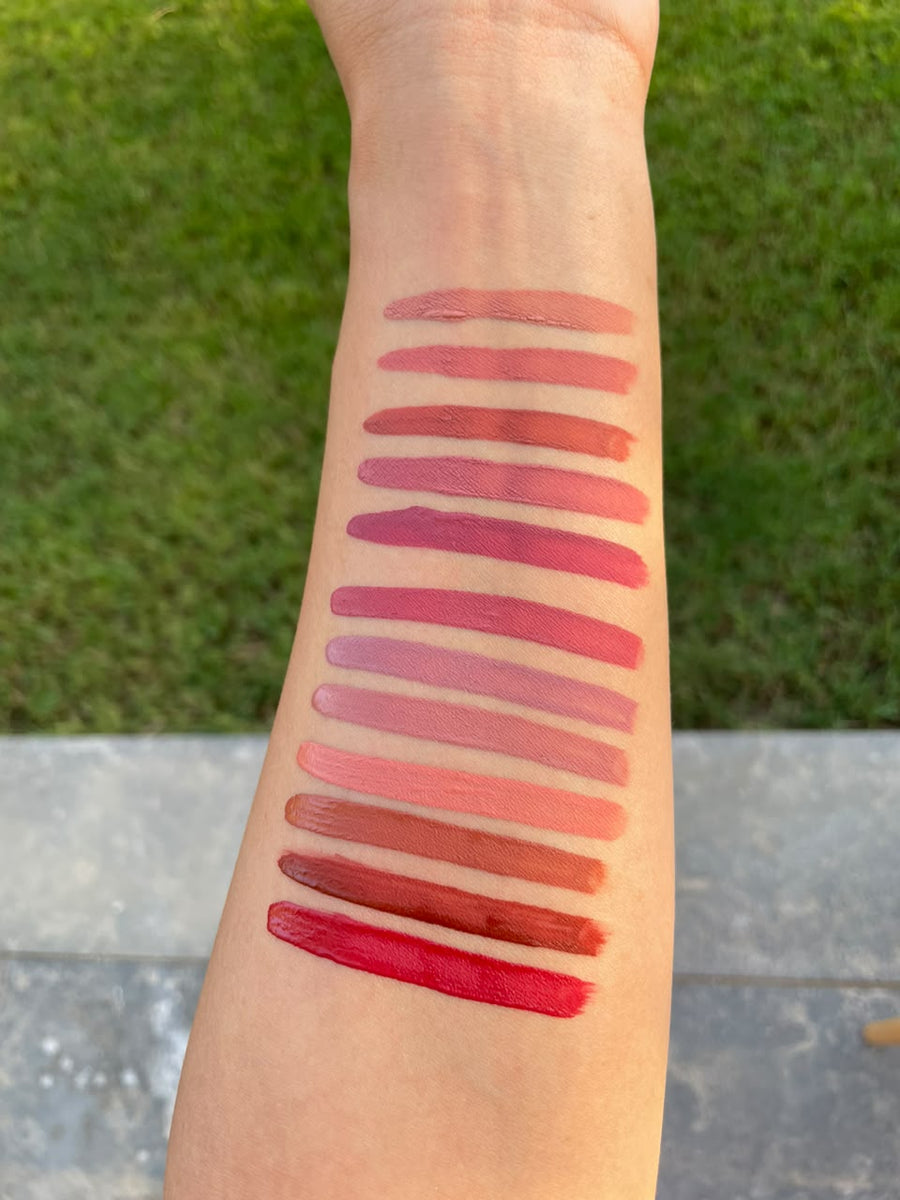 12 Colors Air Brush Matte Liquid Lipsticks NO DRYING- CREASING OR SETTLING INTO FINE LINES