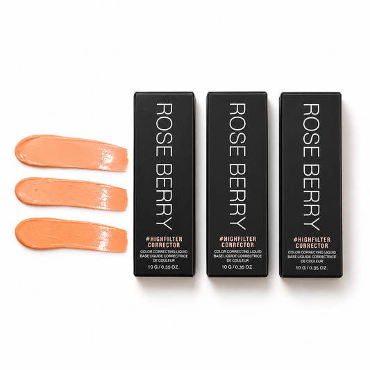 02 Peach color correcting liquid under concealer and foundation