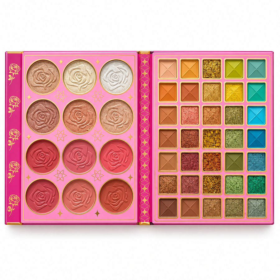 117 Colors Full Makeup Book Eyeshadow, Blusher and Highlighter