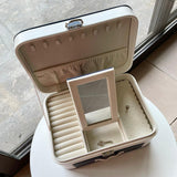 White X Blue Leather Organizer
